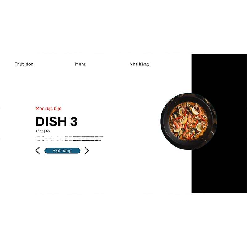 Powerpoint hiệu ứng chuyên nghiệp 04 ( Menu đồ ăn )